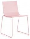Diabla Vent havestol i stål og polyurethan H78 cm - Pink