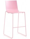 Diabla Vent bar havestol i stål og polyurethan H105 cm - Pink