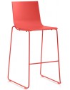Diabla Vent bar havestol i stål og polyurethan H105 cm - Rød