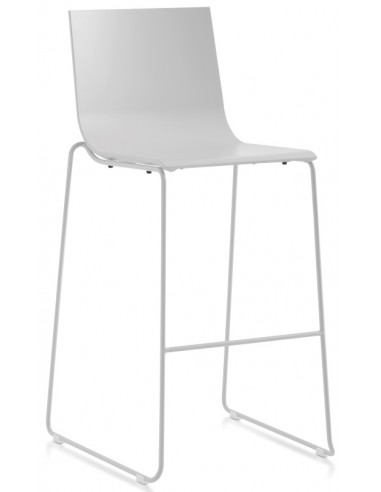Billede af Diabla Vent bar havestol i stål og polyurethan H105 cm - Grå