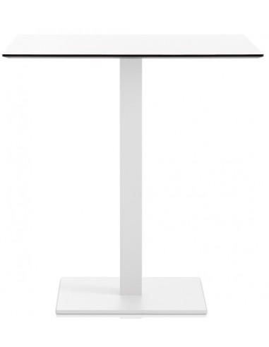 Billede af Diabla Mona havebord i stål og phenolic kunststof H72 x B70 x D70 cm - Hvid
