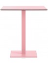 Diabla Mona havebord i stål og phenolic kunststof H72 x B70 x D70 cm - Pink