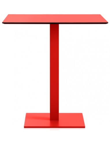 Billede af Diabla Mona havebord i stål og phenolic kunststof H72 x B70 x D70 cm - Rød