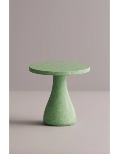 Billede af Erebus rundt spisebord i letbeton H75 x Ø80 cm - Grøn terrazzo