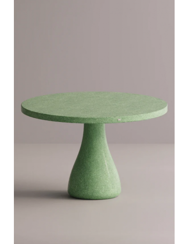 Billede af Erebus rundt spisebord i letbeton H75 x Ø120 cm - Grøn terrazzo
