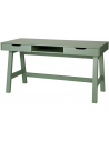 Skrivebord i fyrretræ H75 x B140 x D62 cm - Jadegrøn