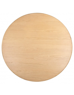 Rundt spisebord egetræ 2