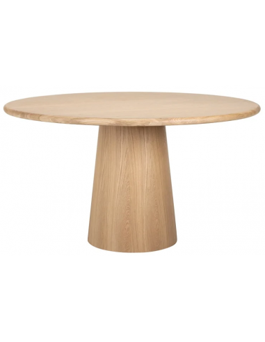Se Oakley rundt spisebord i egetræsfinér Ø140 cm - Eg hos Lepong.dk