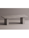 Tartarus spisebord i letbeton H75 x B240 x D100 cm - Grå terrazzo