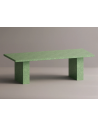 Tartarus spisebord i letbeton H75 x B240 x D100 cm - Grøn terrazzo
