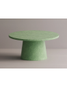 Hemera rundt spisebord i letbeton H75 x Ø160 cm - Grøn terrazzo