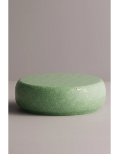 Billede af Cardea sofabord i letbeton H40 x Ø125 cm - Grøn terrazzo
