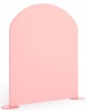 Diabla CALCETÍN Afskærmning i stål og tekstil H159 x B162 cm - Pink/Pink