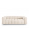 Lupine 3-personers sofa i chenille B228 x D87 cm - Sort/Lys beige