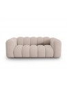 Lupine 2-personers sofa i chenille B198 x D87 cm - Sort/Beige