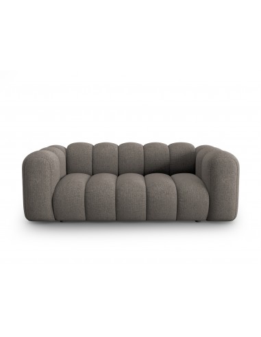 Lupine 2-personers sofa i chenille B198 x D87 cm – Sort/Grå