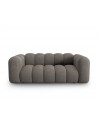 Lupine 2-personers sofa i chenille B198 x D87 cm - Sort/Grå