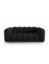 Lupine 2-personers sofa i chenille B198 x D87 cm - Sort/Sort