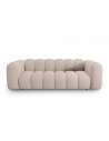 Lupine 3-personers sofa i chenille B228 x D87 cm - Sort/Beige