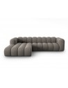 Lupine venstrevendt chaiselong sofa i chenille B288 x D175 cm - Sort/Grå