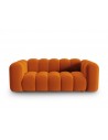 Lupine 2-personers sofa i velour B198 x D87 cm - Sort/Terracotta