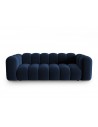 Lupine 3-personers sofa i velour B228 x D87 cm - Sort/Blå