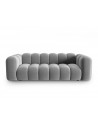 Lupine 3-personers sofa i velour B228 x D87 cm - Sort/Grå