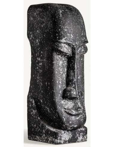 Billede af Orientalsk figur i letbeton H110 cm - Antik sort