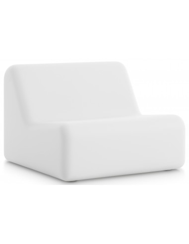 Se Diabla loungestol i genanvendt polyurethan 80 x 80 cm - Hvid hos Lepong.dk