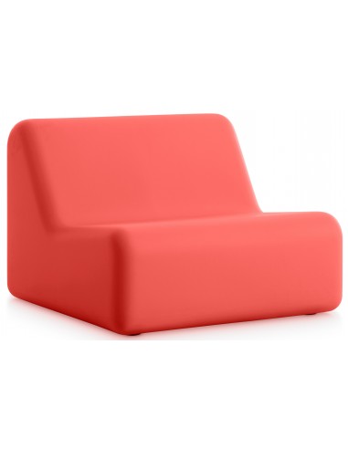 Billede af Diabla loungestol i genanvendt polyurethan 80 x 80 cm - Rød