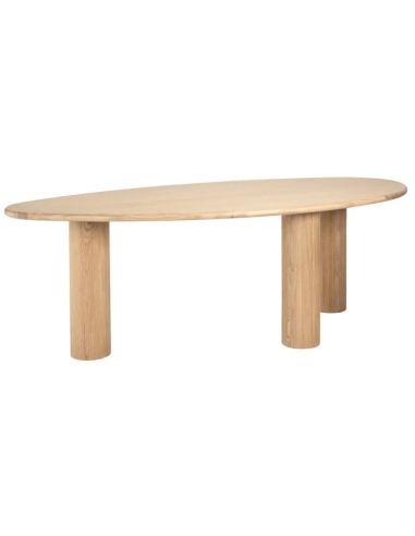 Se Oakley organisk spisebord i egetræsfinér 235 x 110 cm - Eg hos Lepong.dk