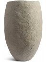 Ralph plantekrukke i fibersten H58 x Ø39 cm - Beige