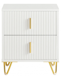 Sengebord i metal og...