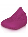 BERMUDA Udendørs sækkestol i polyester og polystyrene 115 x 90 cm - Fuchsia