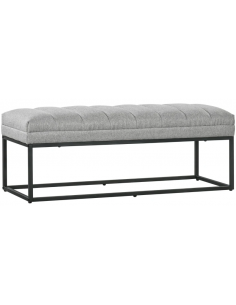 Bænk i metal og polyester...