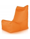 Distinto udendørs sækkestol i polyester og polystyrene 82 x 62 cm - Orange