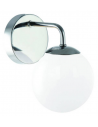 Bao Badeværelseslampe i metal og glas H19 cm 1 x G9 LED - Krom/Hvid
