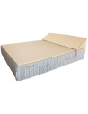 Dobbelt solseng i Memory Foam og Polyethylene 180 x 160 cm - Raffia grå beige