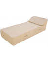 Single solseng i Memory Foam og Polyethylene 180 x 80 cm - Raffia beige