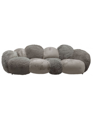 Lush 3-personers sofa i plys...