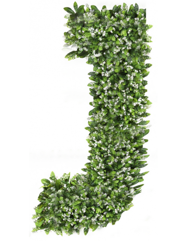 Kunstigt J bogstav H60 cm - Grøn
