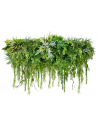 Forest svævende have i kunstige planter Ø100 cm - Grøn