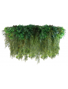 Serenity svævende have i kunstige planter Ø100 cm - Grøn