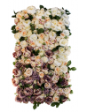 Majesty Plantevæg med kunstige roser og planter 100 x 50 cm