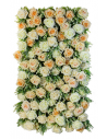 Gentle Morning Plantevæg med kunstige roser 100 x 50 cm