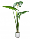 Kunstig Alocasia plante H140 cm - Grøn