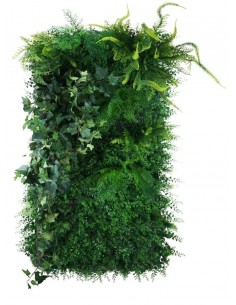 Mossy Dark Plantevæg med...