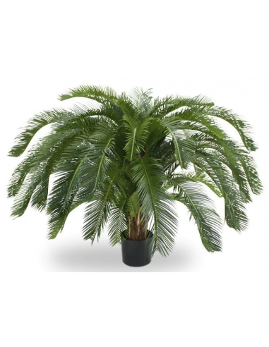 Stor kunstig Cycas palme H100 cm - Grøn