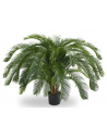 Stor kunstig Cycas palme H100 cm - Grøn