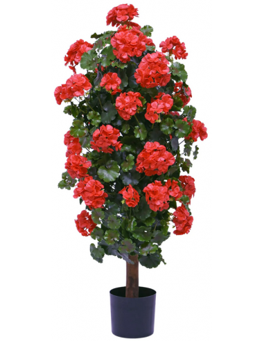 Stor kunstig Geranium plante H115 cm...